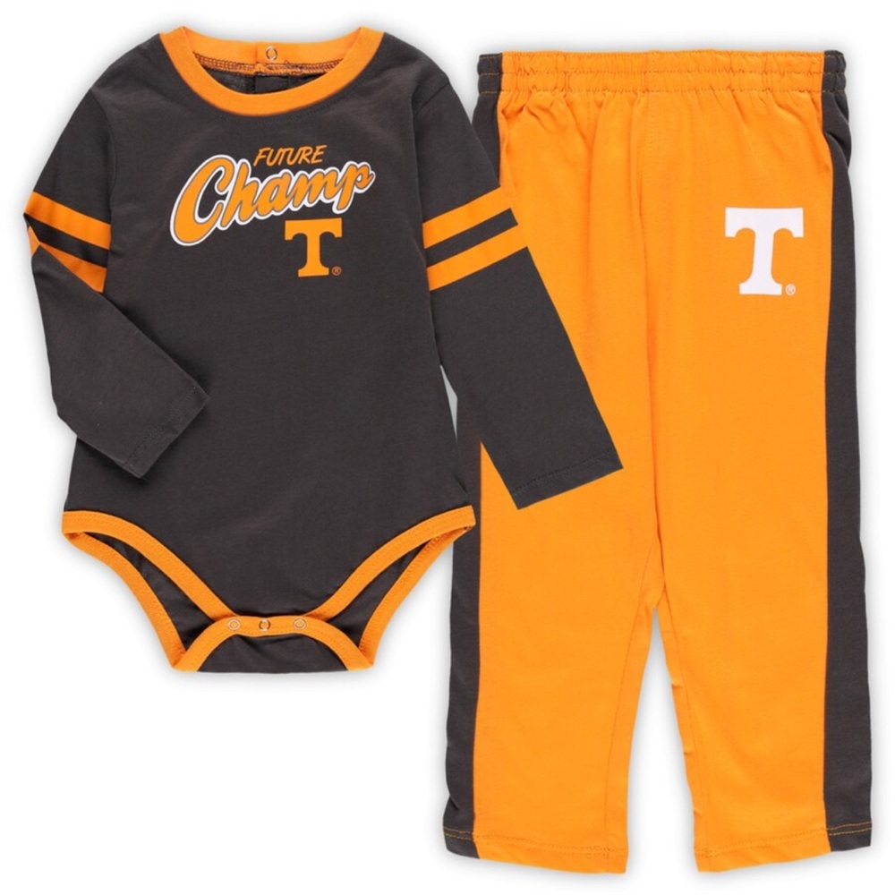 Tennessee Volunteers Infant Little Long Sleeve Bodysuit & Sweatpants Set | 0-3M